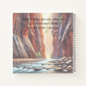 Activiteiten in de omgeving van The Narrows / Zion Notitieboek (Achterkant)