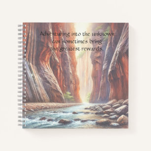 Activiteiten in de omgeving van The Narrows / Zion Notitieboek