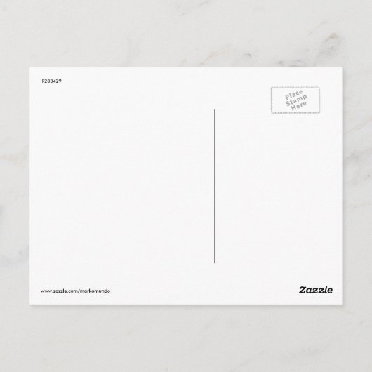 Activiteiten in de omgeving van The Square, Long V Briefkaart (Achterkant)