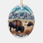 Activiteiten in de omgeving van Theodore Roosevelt Keramisch Ornament (Rechts)