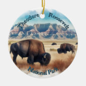 Activiteiten in de omgeving van Theodore Roosevelt Keramisch Ornament (Voorkant)