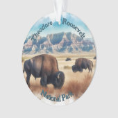 Activiteiten in de omgeving van Theodore Roosevelt Ornament (voorkant)