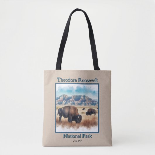 Activiteiten in de omgeving van Theodore Roosevelt Tote Bag (Voorkant)