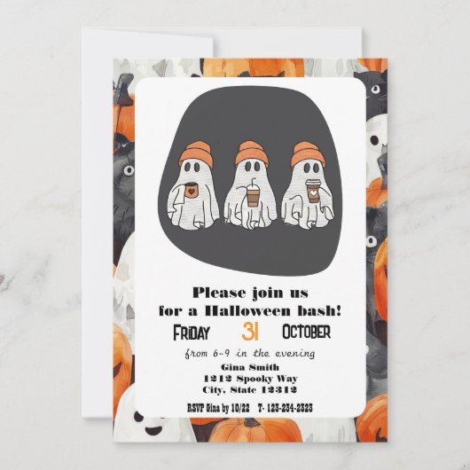 Activiteiten in de omgeving van Three Ghost Hallow Kaart (Voorkant)