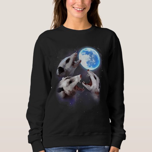 Activiteiten in de omgeving van Three Opossum Moon Trui (Voorkant)