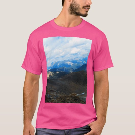 Activiteiten in de omgeving van Tilted Mountains J T-shirt (Voorkant)