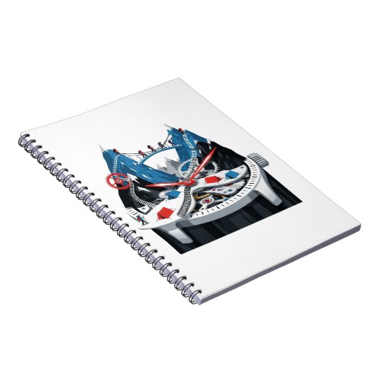 Activiteiten in de omgeving van Time Mountain Cloc Notitieboek (Rechterzijde)