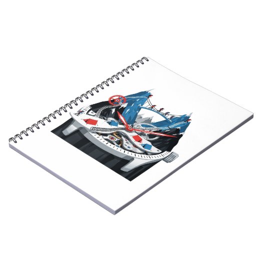 Activiteiten in de omgeving van Time Mountain Cloc Notitieboek (Linkerzijde)