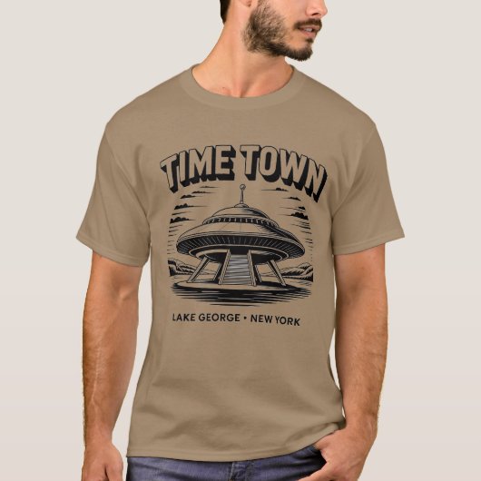 Activiteiten in de omgeving van Time Town Lake Geo T-shirt (Voorkant)