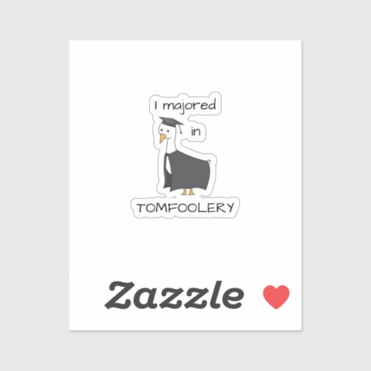 Activiteiten in de omgeving van Tomfoolery Goose Sticker (Vel)