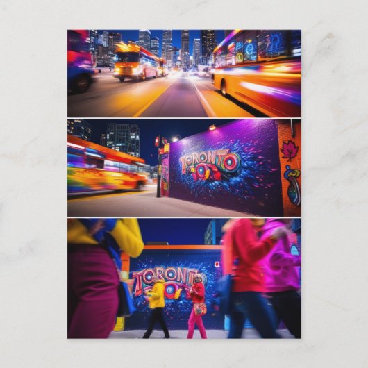 Activiteiten in de omgeving van Toronto Canada Tra Briefkaart (Voorkant)