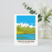 Activiteiten in de omgeving van Toronto Islands Pa Briefkaart (Staand voorkant)