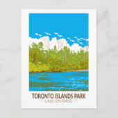 Activiteiten in de omgeving van Toronto Islands Pa Briefkaart (Voorkant)
