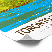 Activiteiten in de omgeving van Toronto Islands Pa Poster (Hoek)