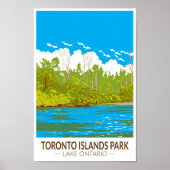 Activiteiten in de omgeving van Toronto Islands Pa Poster (Voorkant)