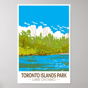 Activiteiten in de omgeving van Toronto Islands Pa Poster