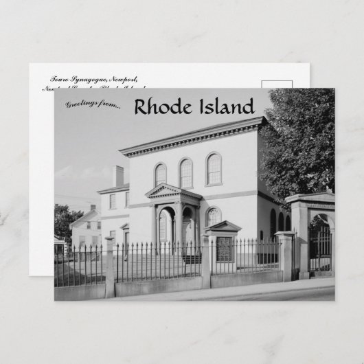 Activiteiten in de omgeving van Touro Synagogue Ne Briefkaart (Voorkant / Achterkant)