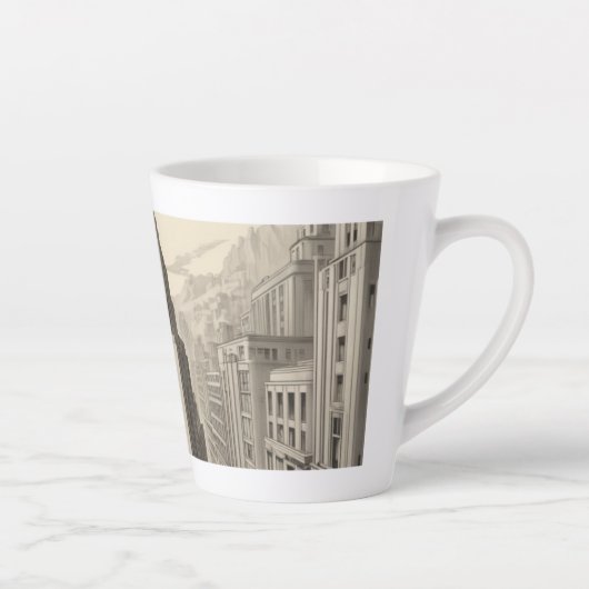 Activiteiten in de omgeving van Town Latte Cup Mok (Rechts)