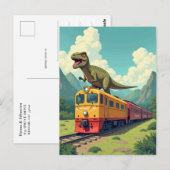 Activiteiten in de omgeving van Train Dinosaur Rap Briefkaart (Voorkant / Achterkant)