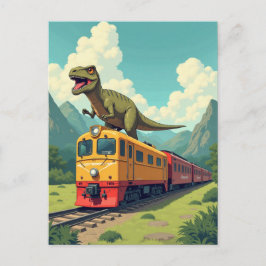 Activiteiten in de omgeving van Train Dinosaur Rap Briefkaart