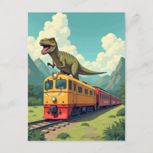 Activiteiten in de omgeving van Train Dinosaur Rap Briefkaart
