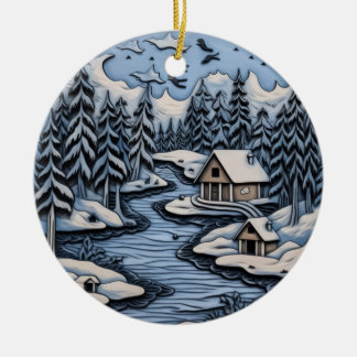 Activiteiten in de omgeving van Tranquil Winter La Keramisch Ornament