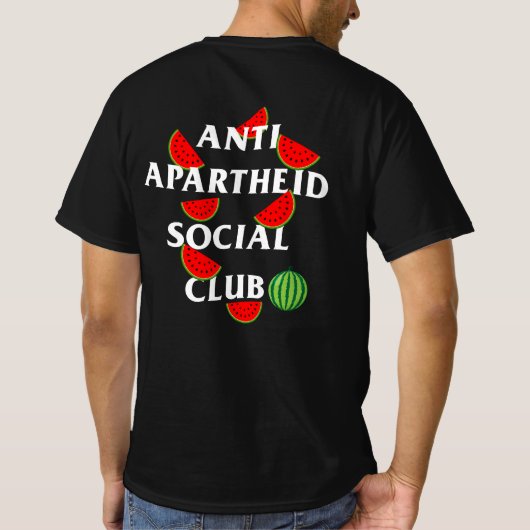 Activiteiten in de omgeving van Trendy Anti Aparth T-shirt (Achterkant)