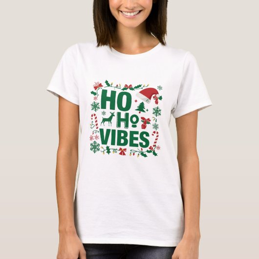Activiteiten in de omgeving van Trendy Ho Ho Holid T-shirt (Voorkant)