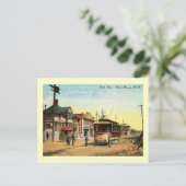 Activiteiten in de omgeving van Trolley Station, B Briefkaart (Staand voorkant)