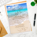 Activiteiten in de omgeving van Tropical Blue Ocea Kaart<br><div class="desc">Nodig je geliefden uit om een gedenkwaardige gelegenheid te vieren met de Tropical Blue Ocean Waves Beach Repetitie Dinner Invitation. Met een glorieuze mix van koele blauwe oceaangolven en een uitgestrekt zandstrand, straalt deze uitnodiging een tropische sfeer uit en zet moeiteloos de toon voor uw repetitiediner. Stop met het benadrukken...</div>