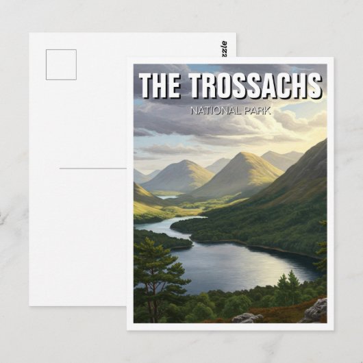 Activiteiten in de omgeving van Trossachs National Briefkaart (Voorkant / Achterkant)