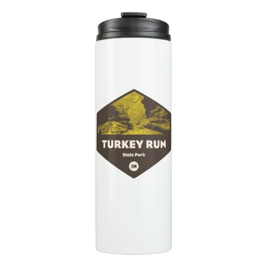 Activiteiten in de omgeving van Turkey Run State P Thermosbeker (Voorkant)