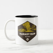 Activiteiten in de omgeving van Turkey Run State P Tweekleurige Koffiemok (Links)