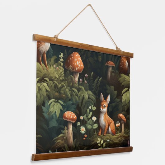 Activiteiten in de omgeving van Twilight Forest Fr Hangend Wandkleed (Gebogen)