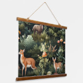 Activiteiten in de omgeving van Twilight Forest Fr Hangend Wandkleed (Gebogen)