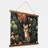 Activiteiten in de omgeving van Twilight Forest Fr Hangend Wandkleed (Gebogen)