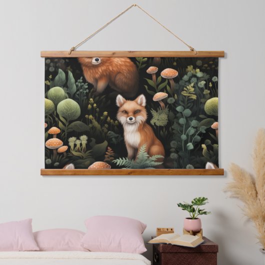 Activiteiten in de omgeving van Twilight Forest Fr Hangend Wandkleed (Slaapkamer)