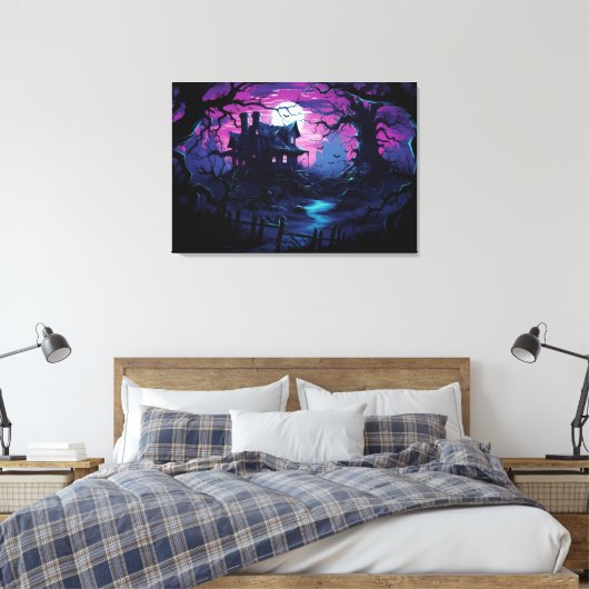 Activiteiten in de omgeving van Twilight Path to H Canvas Afdruk (Insitu (Slaapkamer))