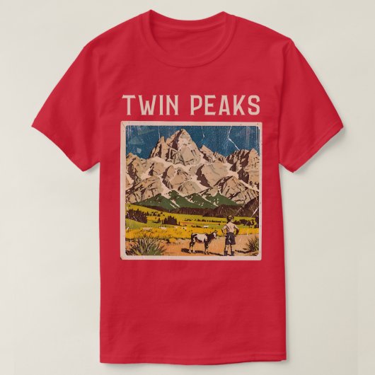 Activiteiten in de omgeving van Twin Peaks Mountai T-shirt (Design voorkant)