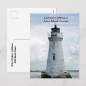 Activiteiten in de omgeving van Tybee Island, Geor Feestdagenkaart (Voorkant / Achterkant)