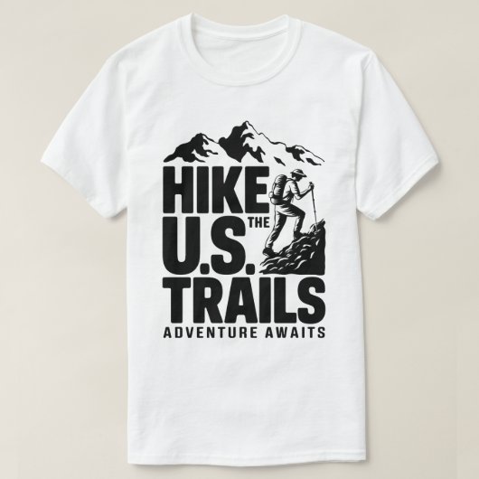 Activiteiten in de omgeving van U.S. Trails Mounta T-shirt (Design voorkant)