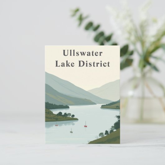 Activiteiten in de omgeving van Ullswater, Lake Di Briefkaart (Staand voorkant)