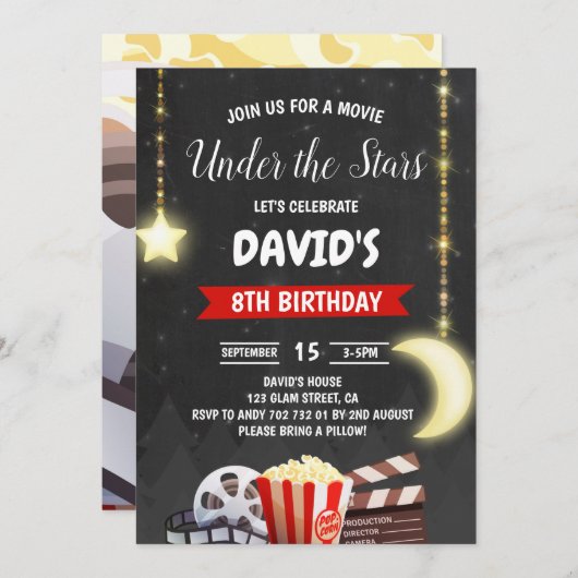 Activiteiten in de omgeving van Under the Stars Mo Kaart (Voorkant / Achterkant)