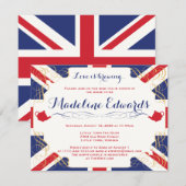 Activiteiten in de omgeving van Union Jack British Kaart (Voorkant / Achterkant)