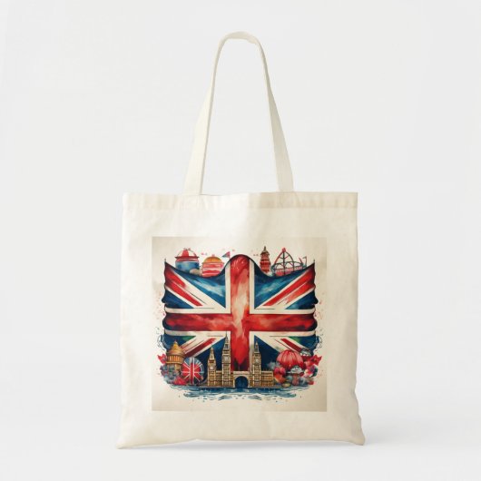 Activiteiten in de omgeving van Union Jack Landmar Tote Bag (Voorkant)