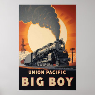 Activiteiten in de omgeving van Union Pacific Big Poster