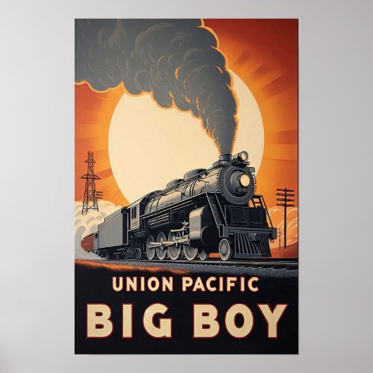 Activiteiten in de omgeving van Union Pacific Big  Poster (Voorkant)