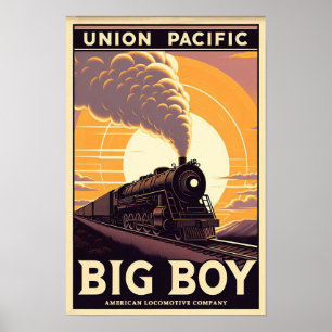 Activiteiten in de omgeving van Union Pacific Big  Poster