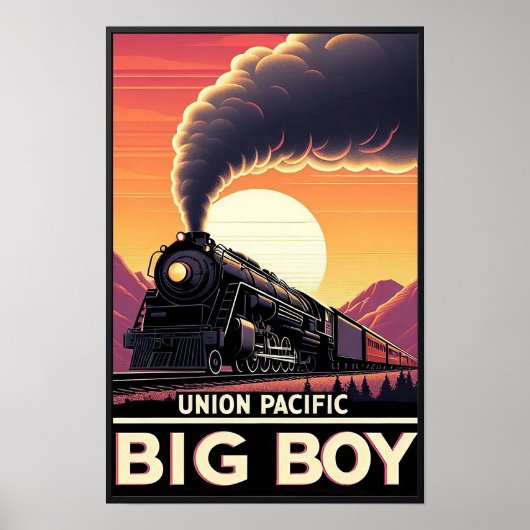 Activiteiten in de omgeving van Union Pacific Big  Poster (Voorkant)