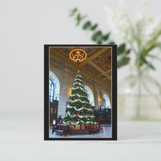 Activiteiten in de omgeving van Union Station Chri Feestdagenkaart (Staand voorkant)